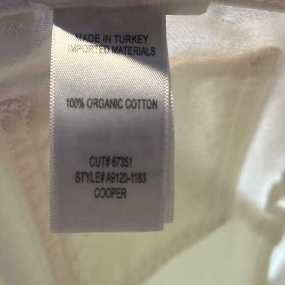 AGOLDE Cooper Cargo Jeans Women's 31 Milkshake Straight Leg Full Length Denim - Picture 5 of 10